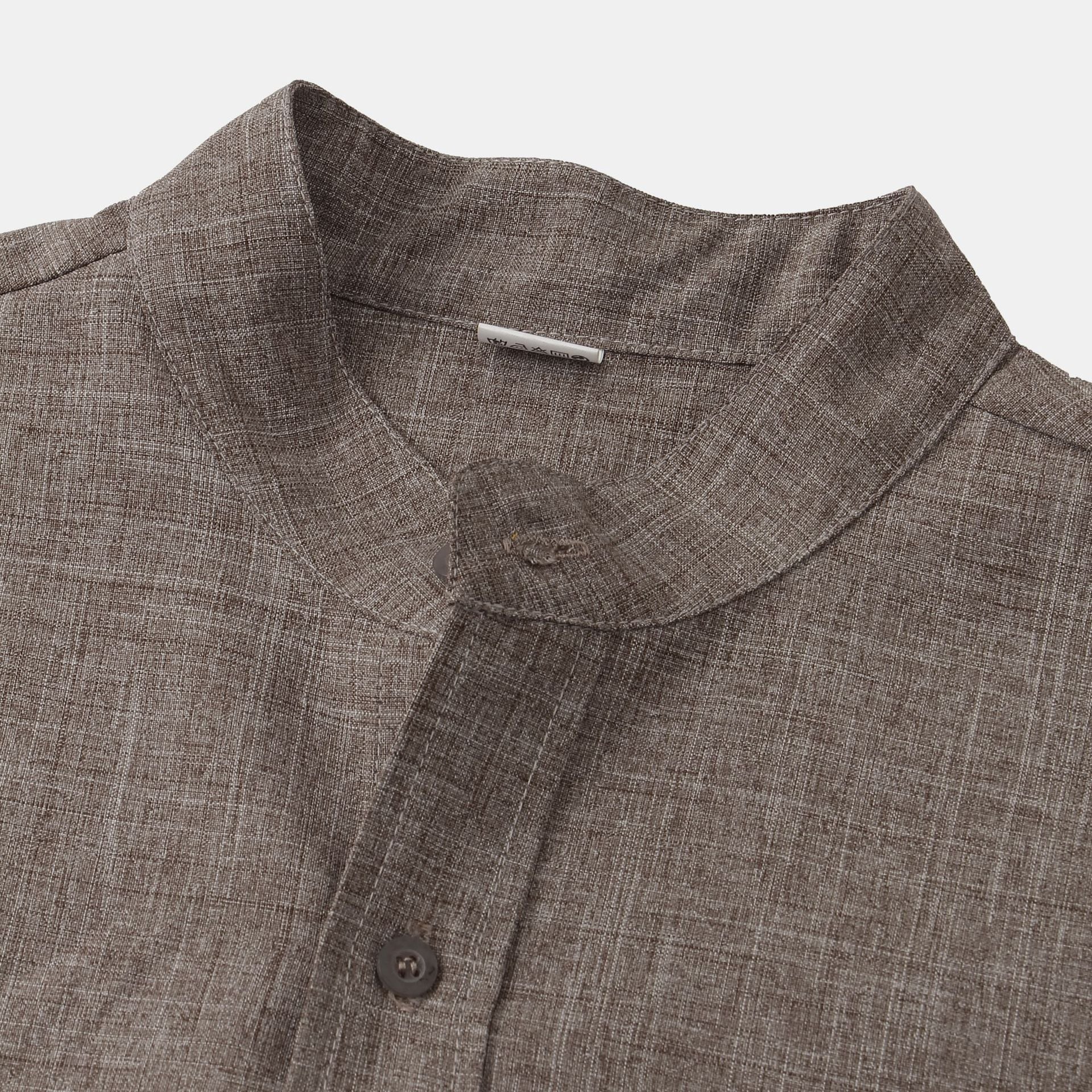 Benjamin | Solid Cotton Shirt with Buttons.