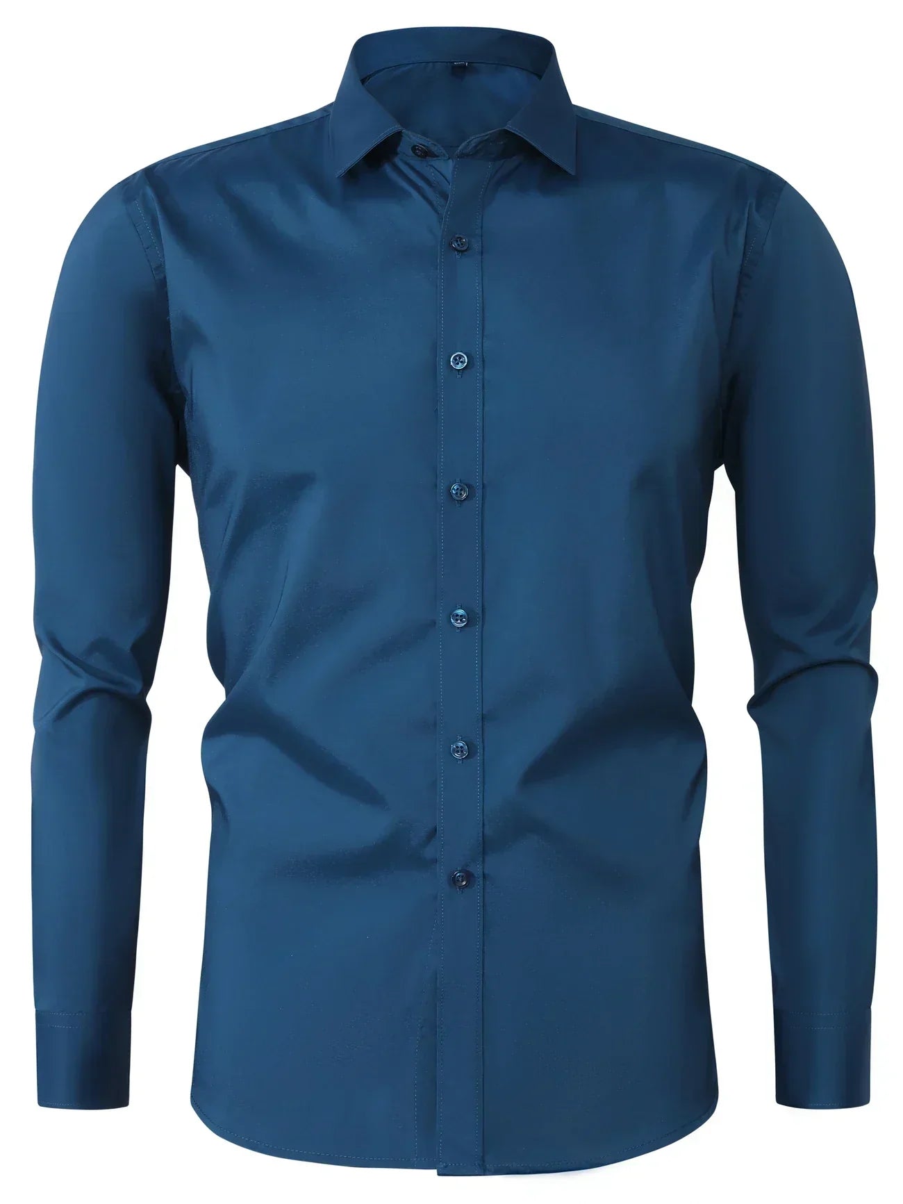 Hunter | Elegant Long Sleeve Button-Up Shirt