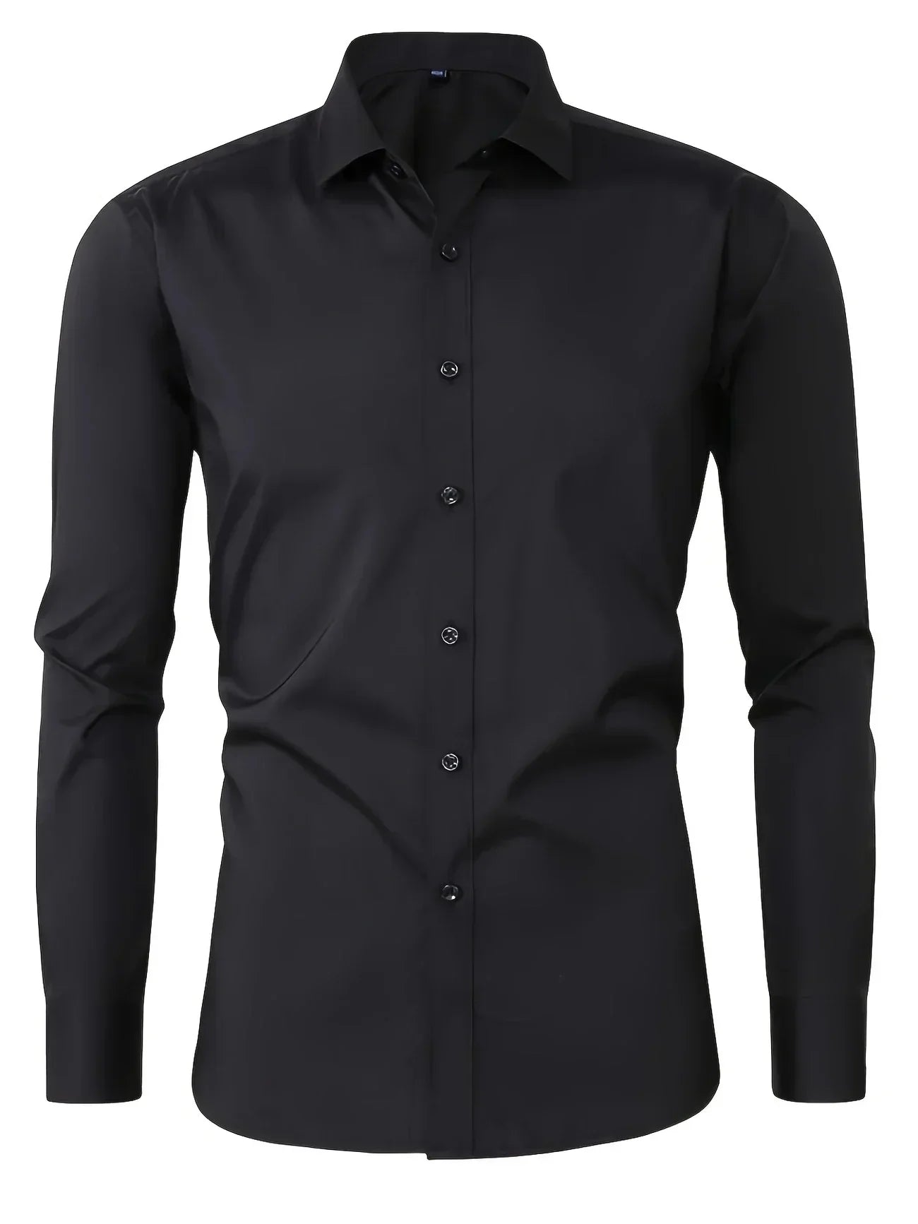 Hunter | Elegant Long Sleeve Button-Up Shirt