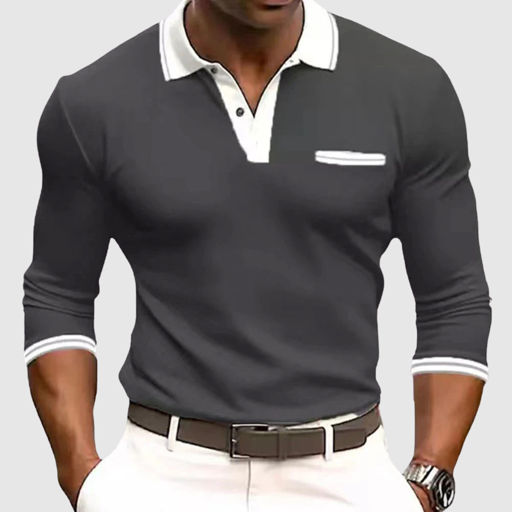 Mason | Shirt with Elegant Contrast Details