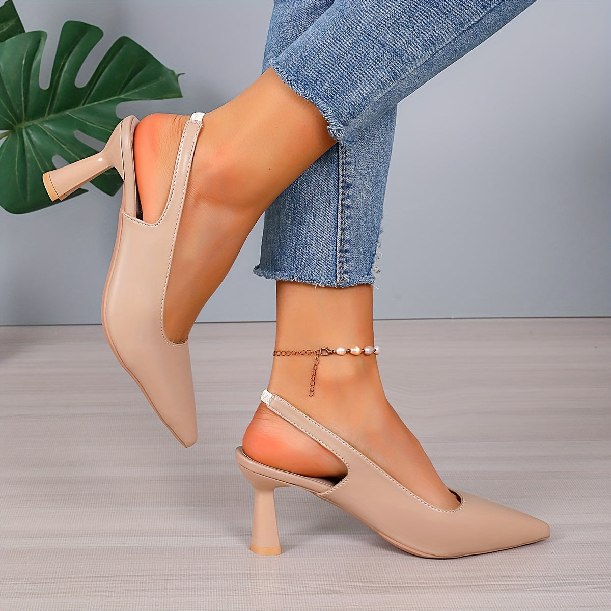 Sophia | Elegant Slingback Heels
