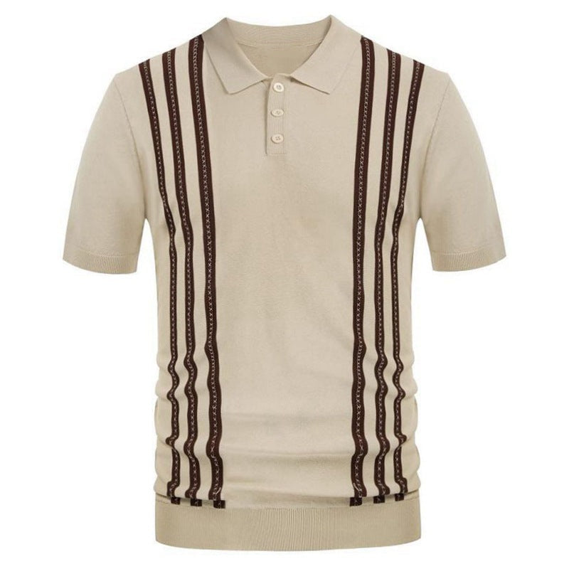 Dennis | Casual Striped Polo
